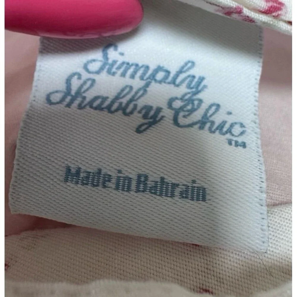 Simply Shabby Chic Rachel Ashwell Misty Rose Pillow Sham Standard Size Ruffle